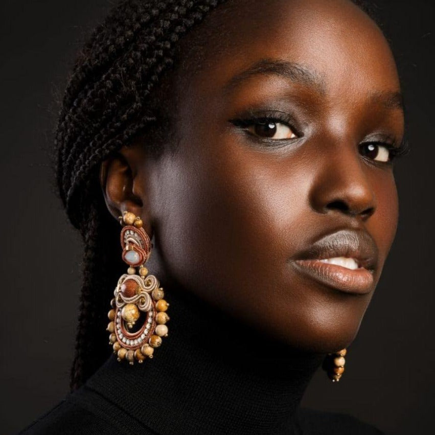 Orecchini MASAI long - MEGJewels