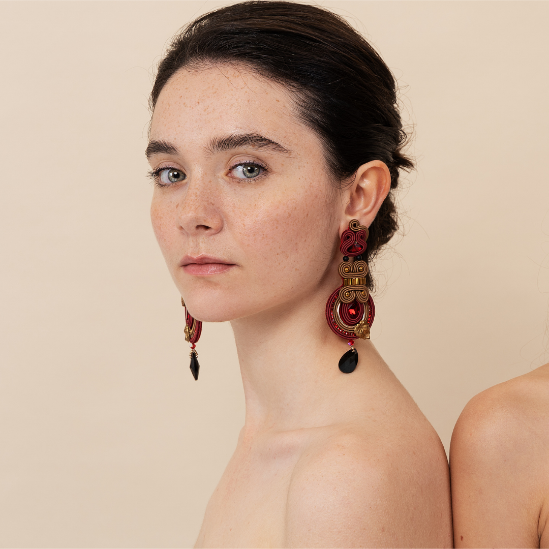 Earrings 'Hanasaka' - Oriente Collection