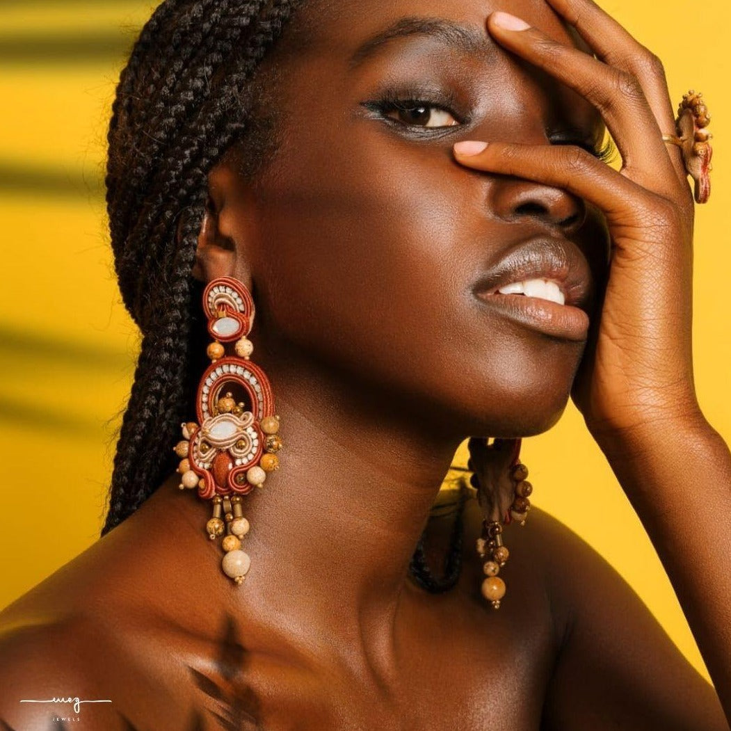 Orecchini MASAI long - MEGJewels
