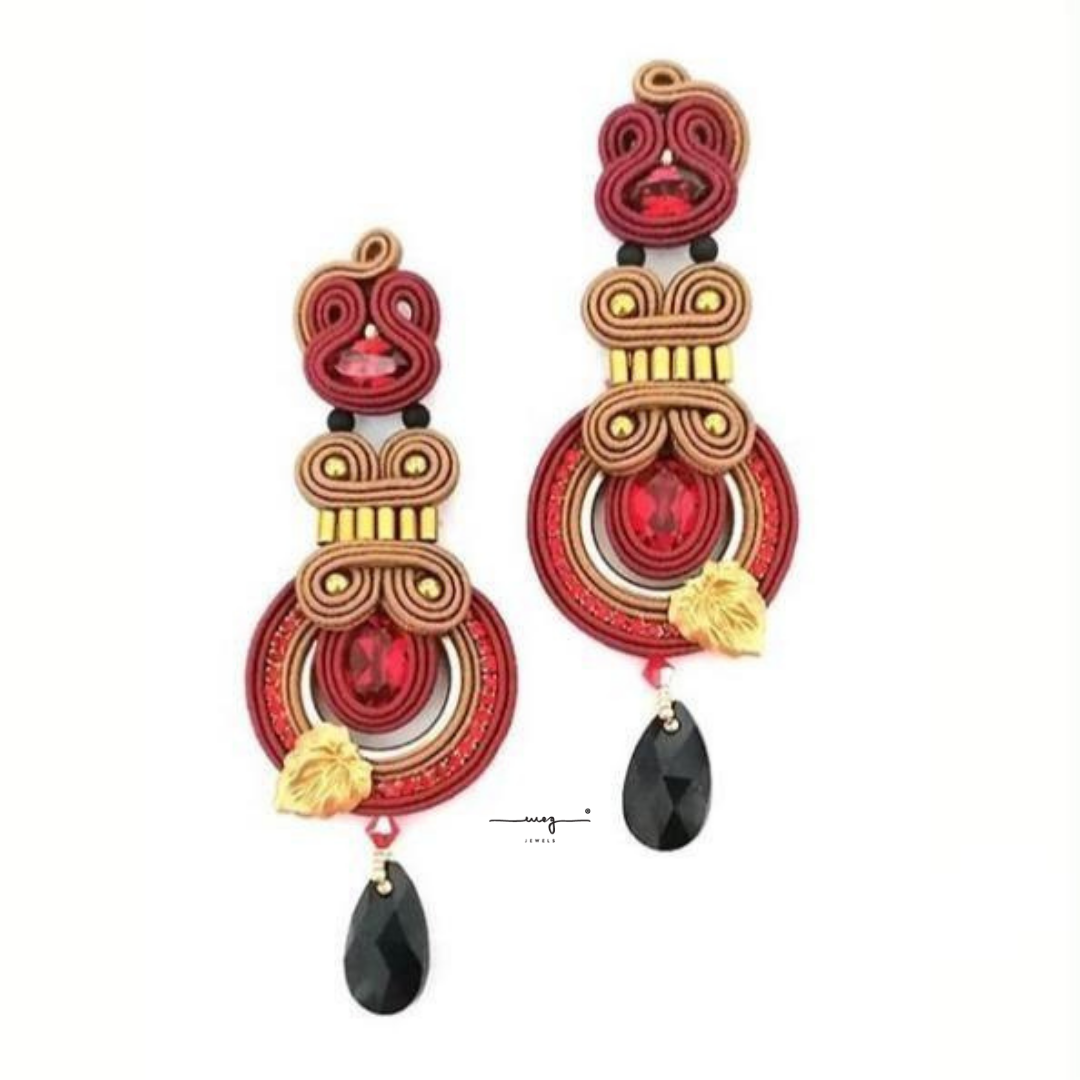 Earrings 'Hanasaka' - Oriente Collection
