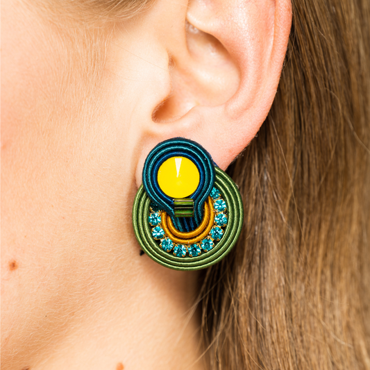 Earrings 'Amazzonia' small size