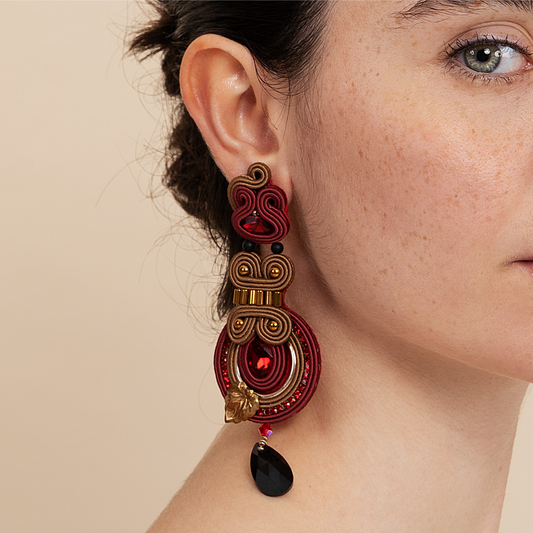 Earrings 'Hanasaka' - Oriente Collection